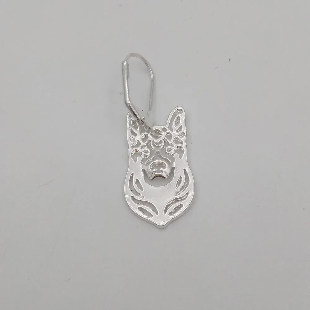 Женские сережки Elfin немецкой овчарки золотого и серебряного цветов опт |