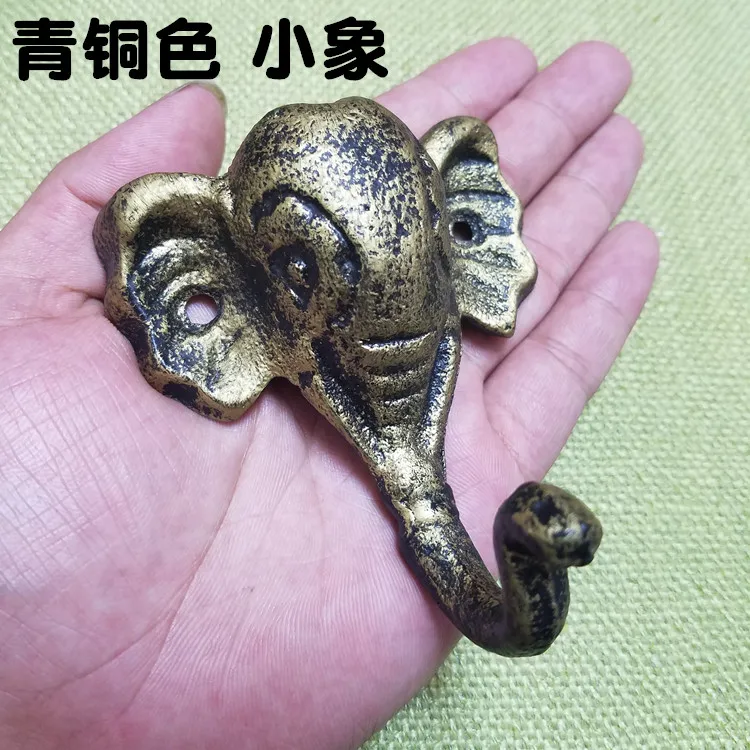 Iron art vintage deer head long wall hanger hook hanging display rack Display frame | Дом и сад
