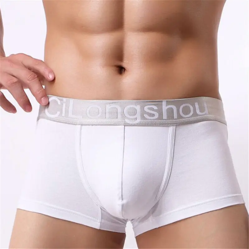 7 Colors Men's Underwear Fashion Boxers Breathable Cotton Summer Boxer Men M L XL XXL Youth Boys Panties Underpants | Мужская одежда
