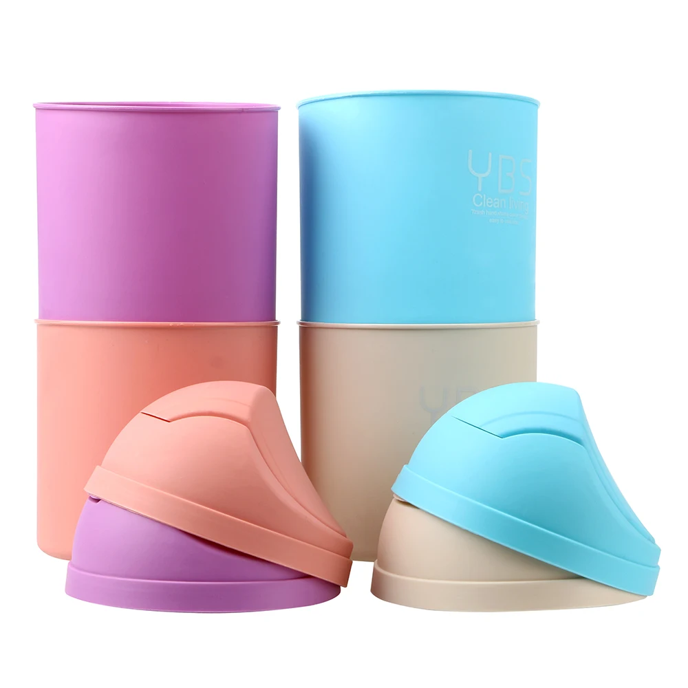 Car-styling Car Garbage Can Trash Container Car Trash Rolling Cover Auto Accessories