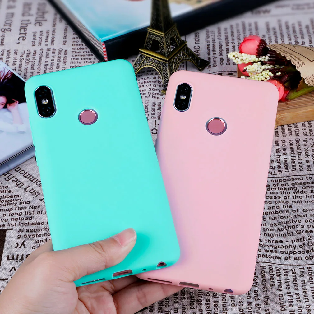 Силиконовый чехол для Xiaomi Redmi Note 5 Pro 6 Plus забавные Карамельный цвет милый ультра