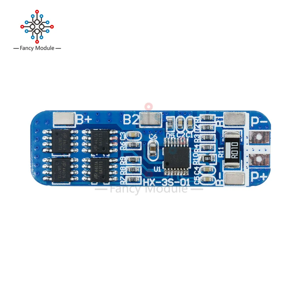 3S 12V 18650 10A BMS зарядное устройство литий-ионная батарея Защитная плата Монтажная плата 10,8 V 11,1 V 12,6 V электрическая