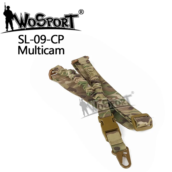 WOSPORT Tactical One Point Sling Adjustable Military Equipment Airsoft Hunting Gun Rifle esry carry Accessory |