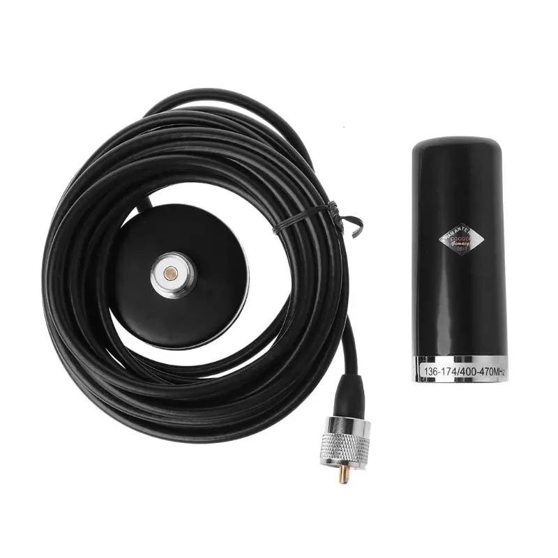 HH N2RS двухдиапазонная антенна PL 259 UHF/VHF набор с магнитным креплением база 5 м кабель