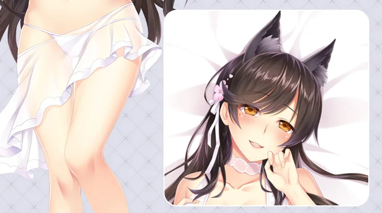 Чехол для подушки с изображением игры Azur Лейн Atago& Takao, 2 вида, сексуальная наволочка с аниме 35*55/160*50 см