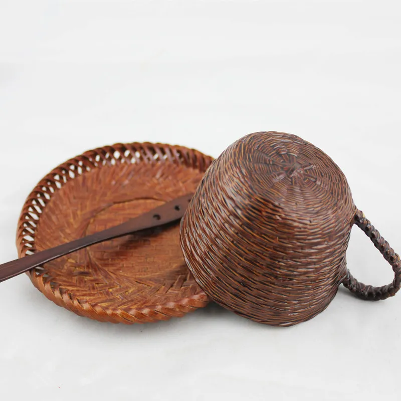 Натуральная Экологически чистая бамбуковая кофейная чашка ложка кофейный