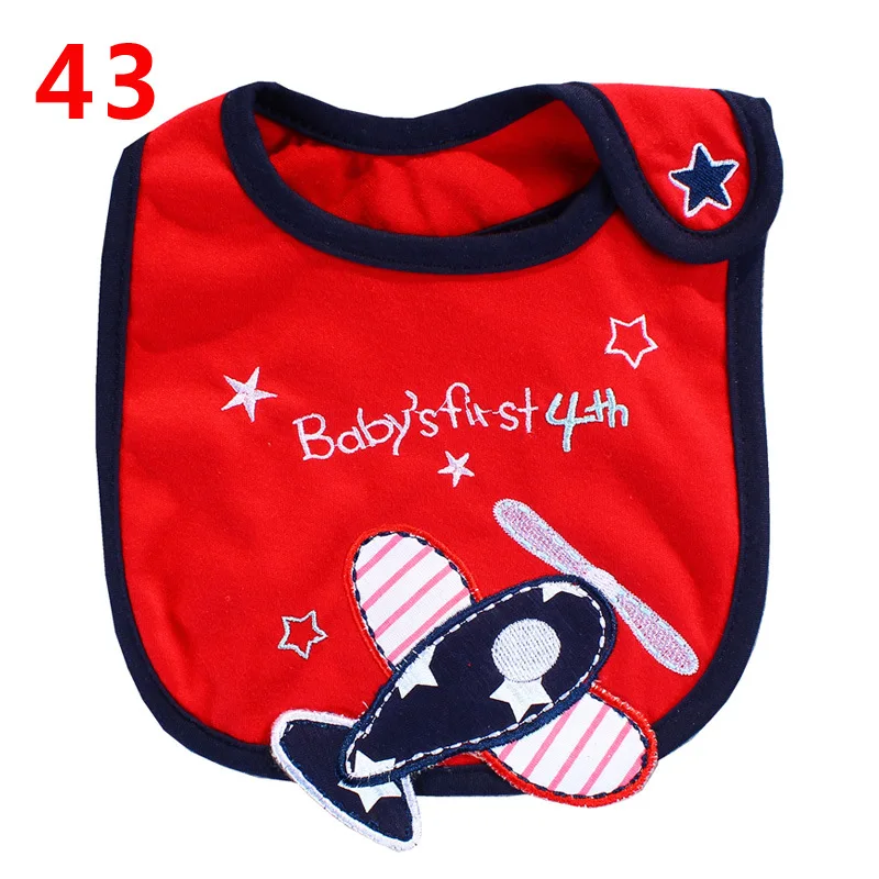 0-3 Years Old 40 modes Infant Burp Cloths Feeding Baby Bibs Cute Cartoon Pattern Toddler Waterproof Saliva Towel Cotton Fit | Детская