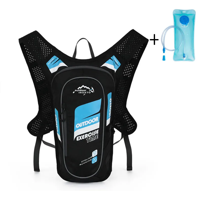 Blue And Water Bag Открытый Locallion для женщин и мужчин марафон гидратации жилет пакет для 2L воды мешок Велоспорт Пешие прогулки сумка Открытый Спорт бег рюкзак - Цвет: Blue And Water Bag