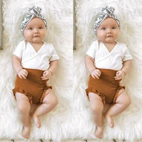 Комплект из 3 предметов комплект одежды для новорожденных комбинезон маленьких