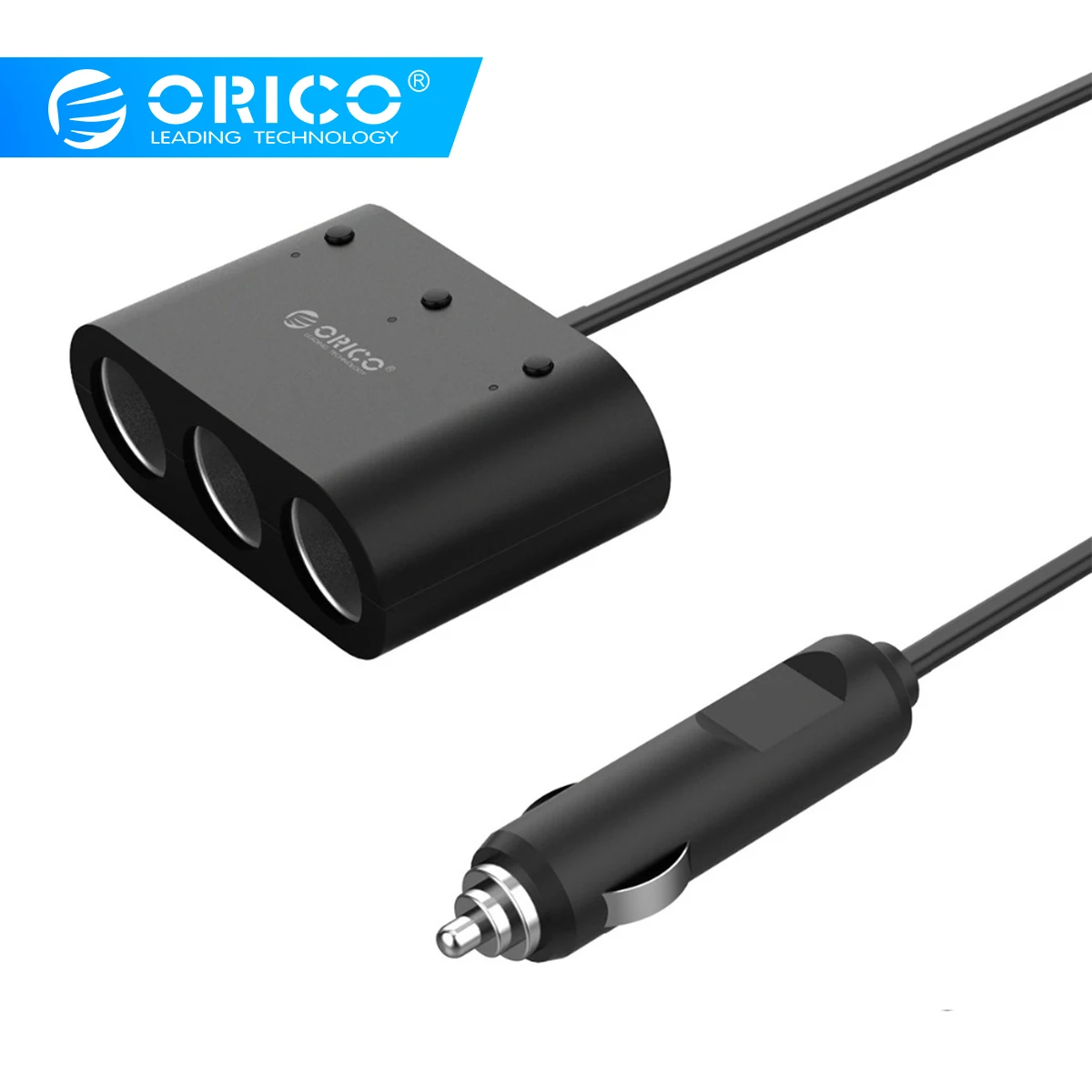 ORICO 3 USB Автомобильное зарядное устройство Универсальный Автомобильный разъем
