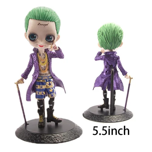 joker green Q posket Wonder Woman Харли Квинн Джокер супергерой ПВХ фигурка Аниме фигурки коллекционные куклы детские игрушки - Цвет: joker green