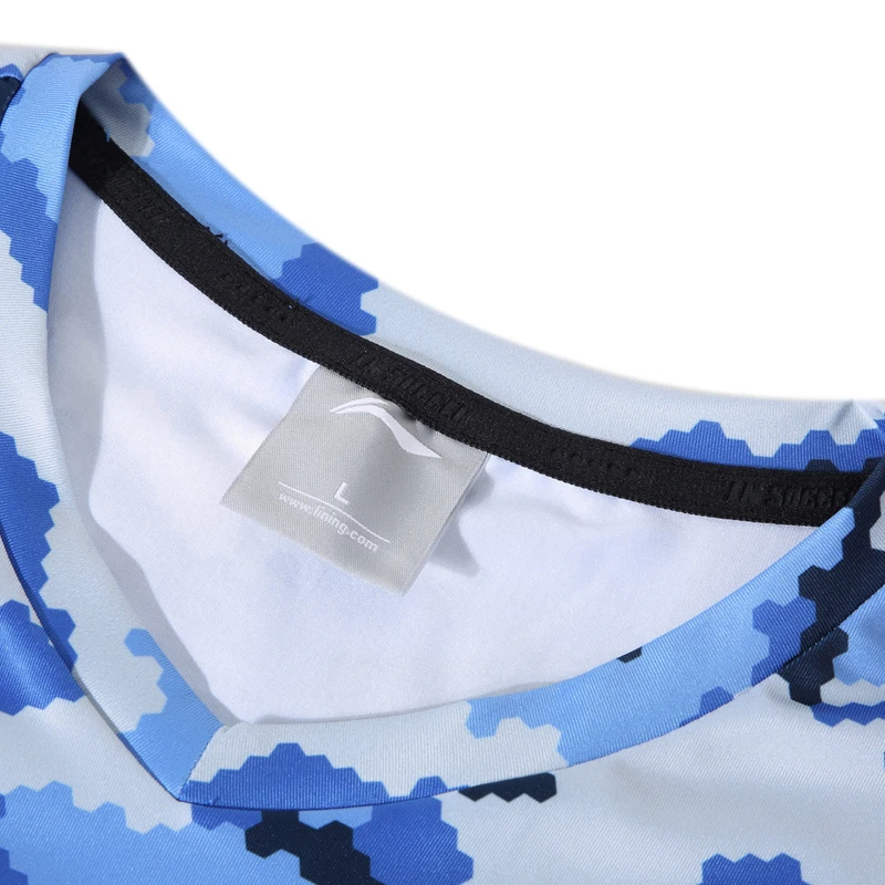 Li Ning Для мужчин Пуэбла Клубные футбольные футболки для тренировок с камуфляжным