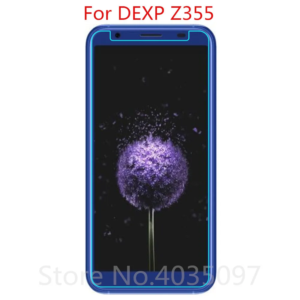 2 шт. 9H 2.5D для DEXP Z355 Закаленное стекло Защитная стеклянная пленка