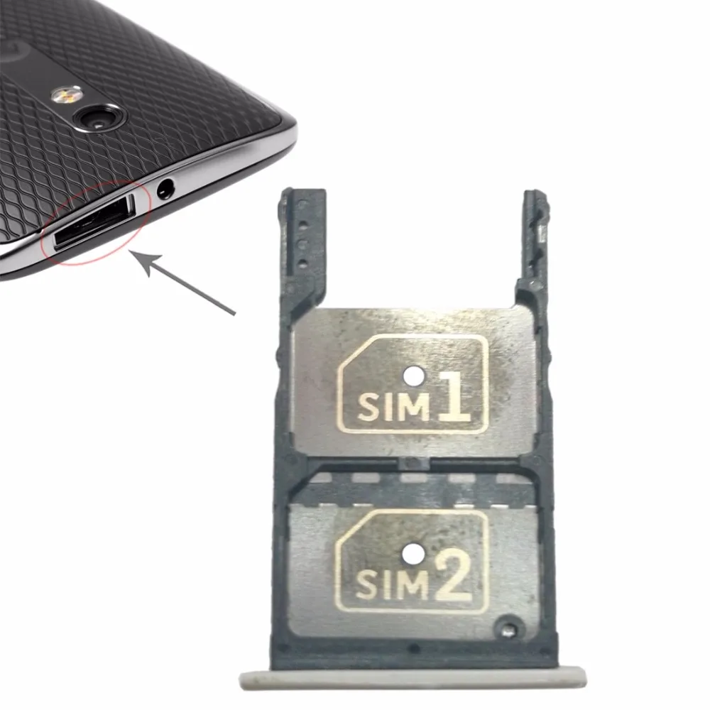 Новый лоток для 2 SIM карт + Micro SD Motorola Moto X Play / XT1565 Адаптеры карт  | Отзывы и видеообзор
