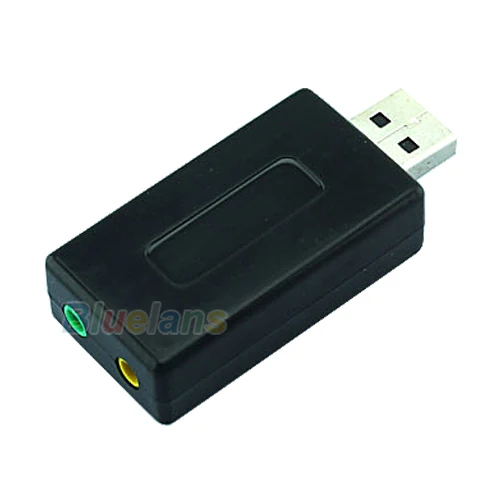 Портативный USB 2 0 внешняя звуковая карта Виртуальный 7 1 канал стерео аудио