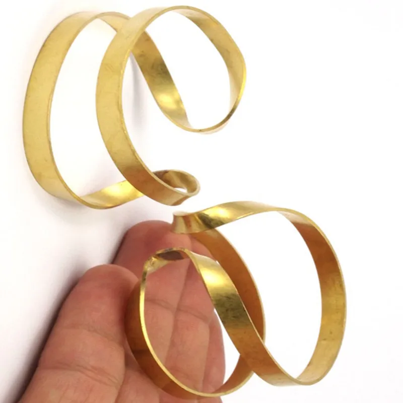 2 шт. .. Необработанные латунные двойные проволочные браслеты манжеты пустые