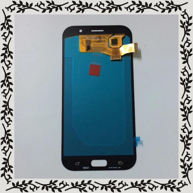 Регулируемая яркость для samsung Galaxy A7 2017 lcd A720 sm-a720f A720M A720Y/DS дисплей сенсорный экран