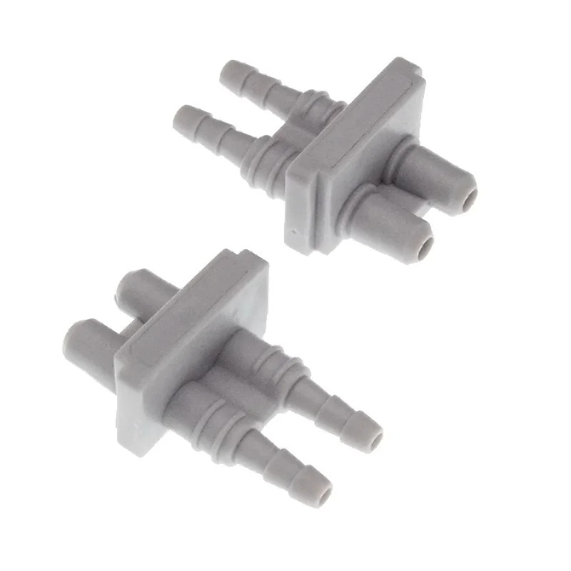 

10pcs/pk gray NIBP cuff air hose connector double tube connector for Nihon kohden OVP-1500 NIBP moniter