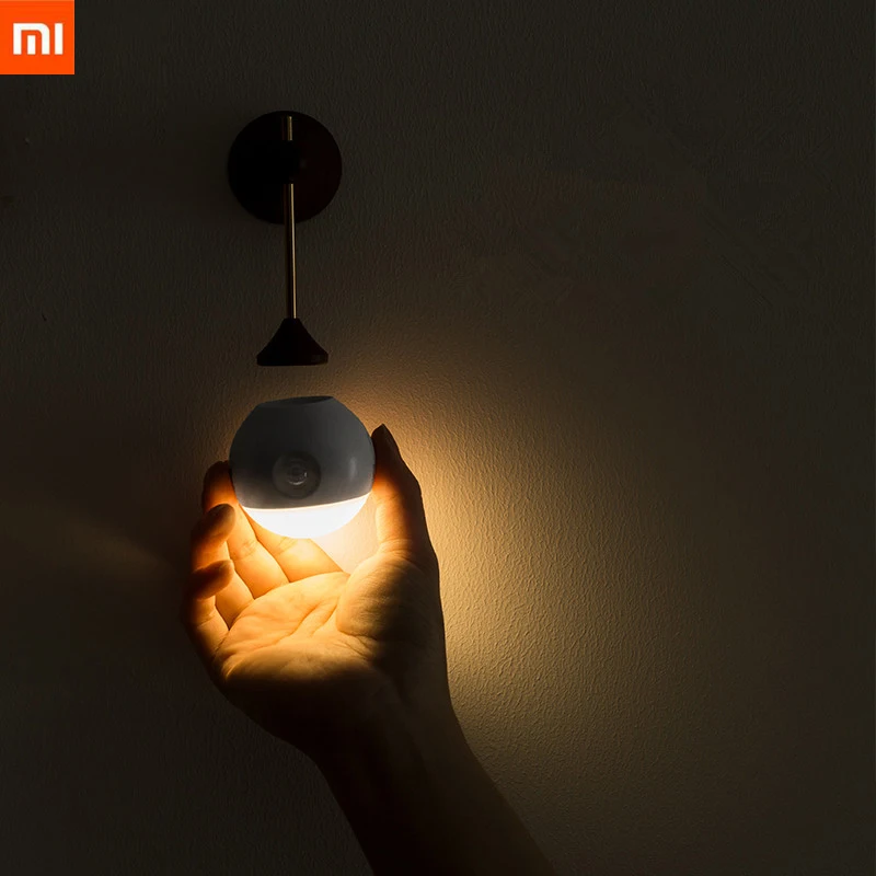 Xiaomi Mijia Солнечный умный датчик Ночной свет инфракрасная индукция USB зарядка