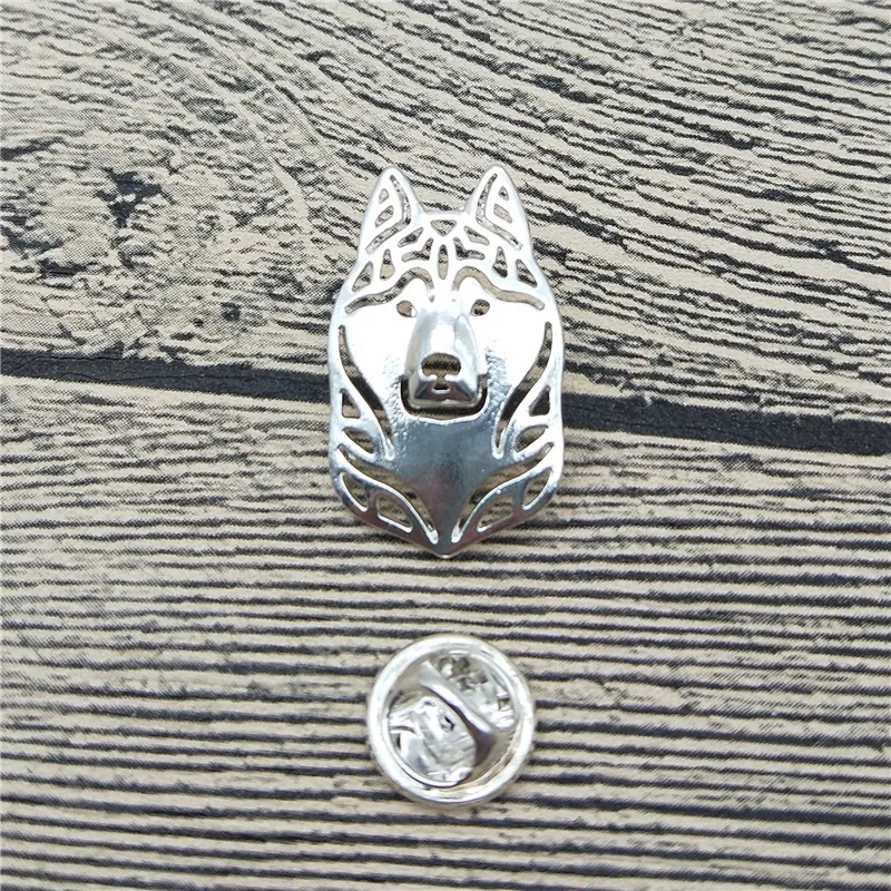 New Siberian Husky Brooches and Pins Trendy Animal Metal Suit Men Fashion Pet Jewellery | Украшения и аксессуары