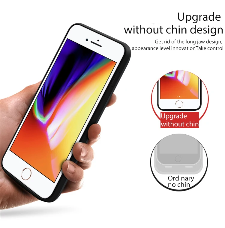 Чехол для аккумулятора VVKing 5000 мАч/7200 мАч для iphone 6 6s Plus, чехол 1A, чехол для быстрой зарядки для iphone X XS 7 8 Plus, чехол для внешнего аккумулятора