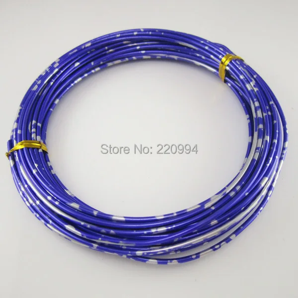 2 мм бонсай тренировочная алюминиевая проволока цветная Цветочная 10 метров в