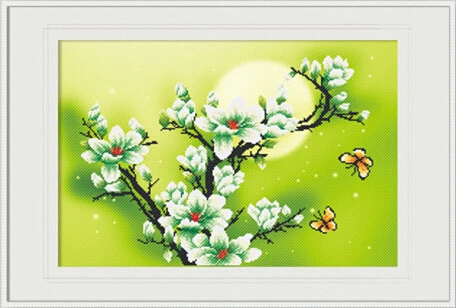 3D Алмаз Живопись Вышивки Крестом Магнолии Серии Кристалл Рукоделие Вышивка