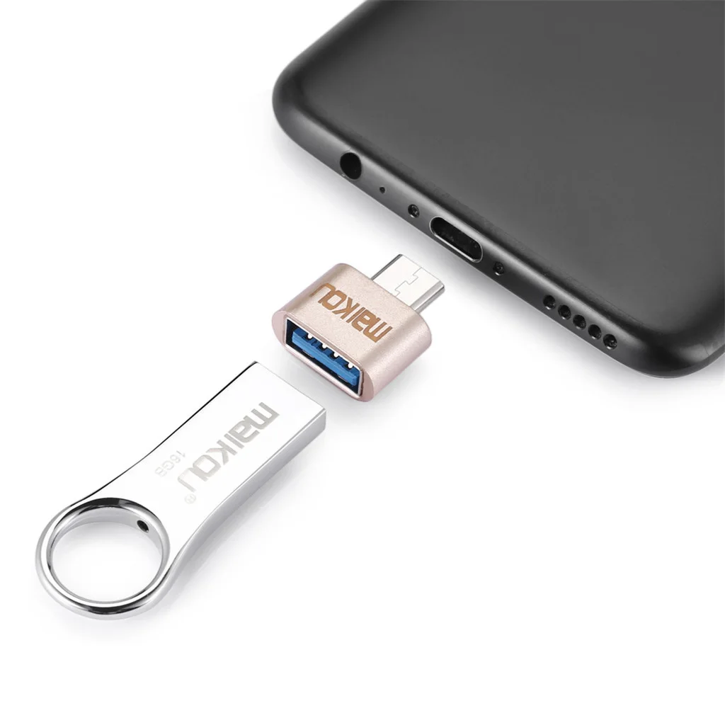 Портативный USB 3,0-usb type C адаптер OTG разъем для всех устройств type-C для Macbook для samsung для Xiaomi для huawei розовый