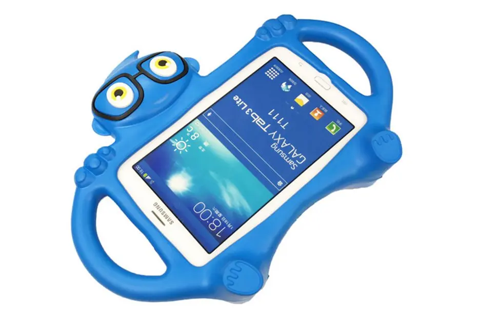 Чехол для планшета samsung Galaxy Tab 3 7,0 T110 T111 T230 P3200 7 дюймов нетоксичный EVA дети милый мультфильм 3D защитный чехол