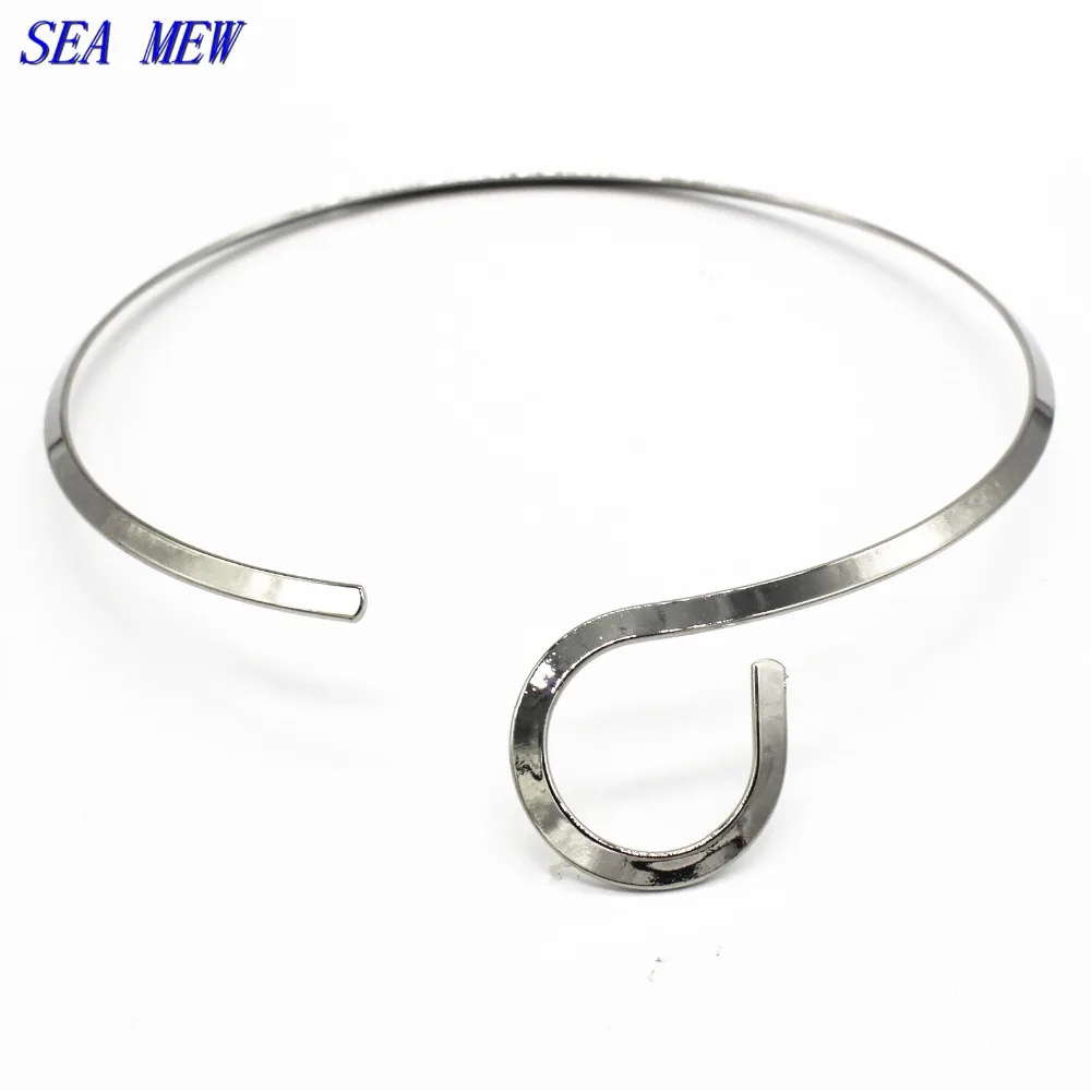 5 шт. металлический медный чокер воротник шейный ремешок ожерелье ювелирные