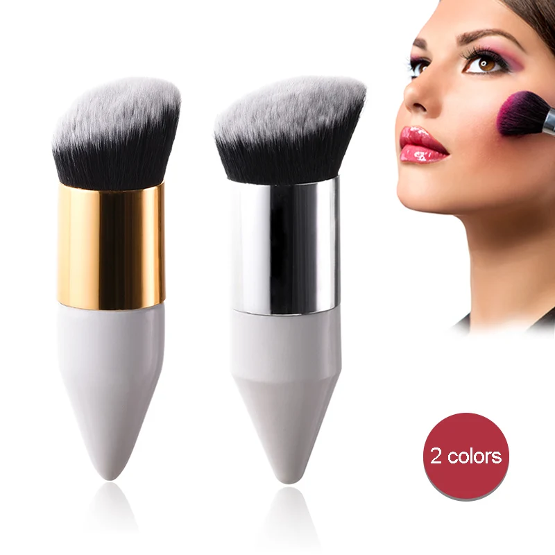 Chubby косая головка одна кисть для основы консилер румяна тени век CD88|Аппликатор