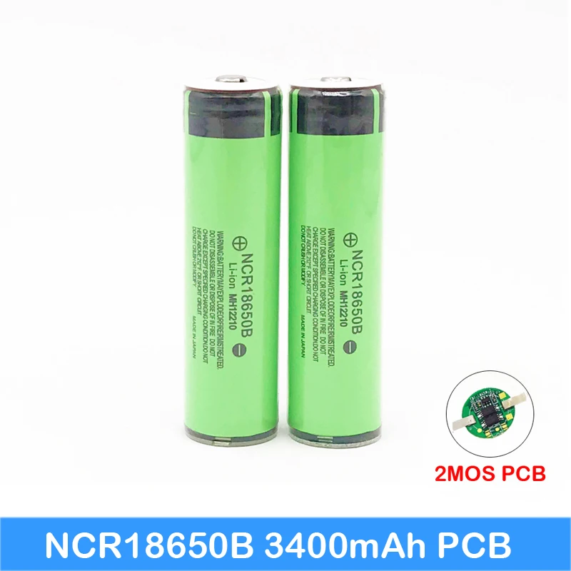 18650 аккумулятор ncr18650b защищенный 100% оригинальный 3400 мАч 3 7 в литий ионный Rechargebale PCB