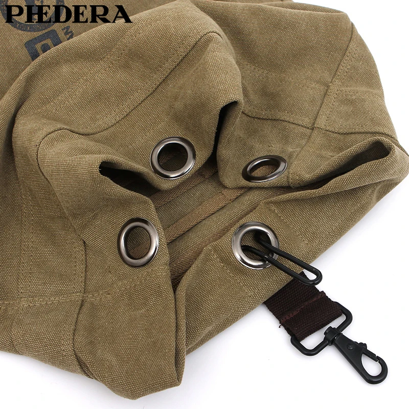 Pedera Bucket Style Мужской рюкзак в стиле ретро повседневный мужской для путешествий