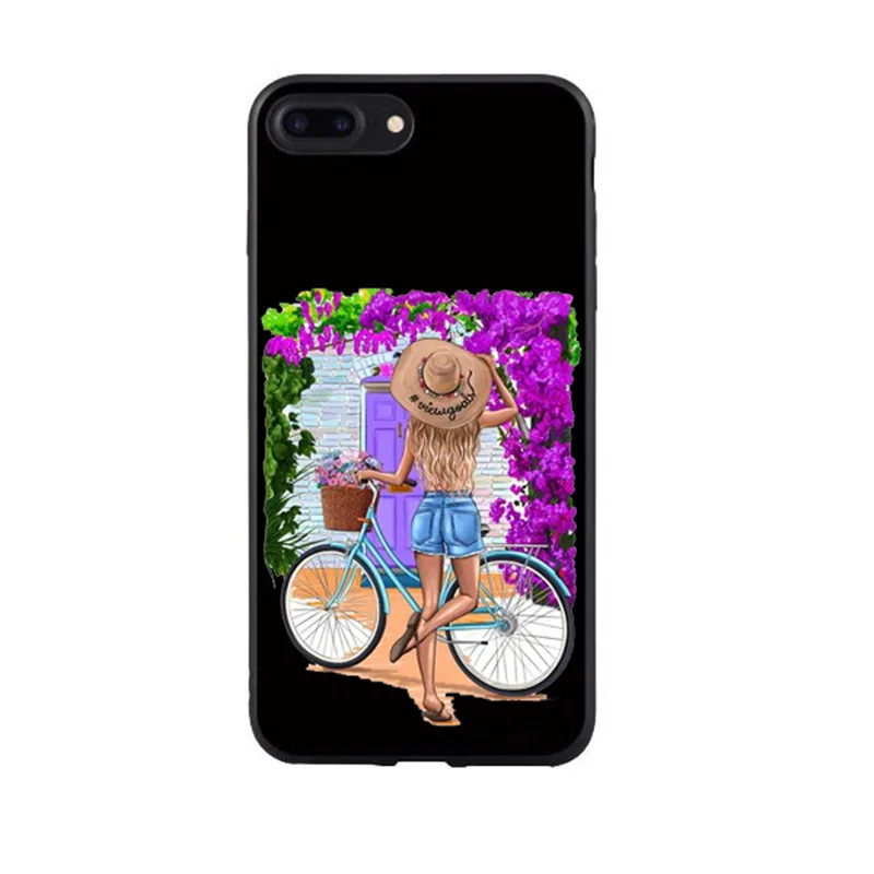 TPU Goddess VOGUE Art Princess для девочек, мягкий силиконовый чехол для iPhone 11 11Pro Max X XR XS Max 8 7 6 PLUS 5 - Цвет: TPU