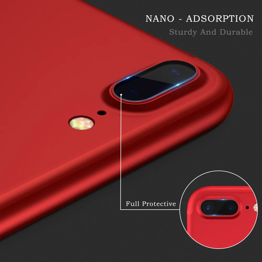 KISSCASE стекло для линзы камеры iPhone 6 6s 7 8 Plus закаленная пленка X прозрачные 9H Жесткие