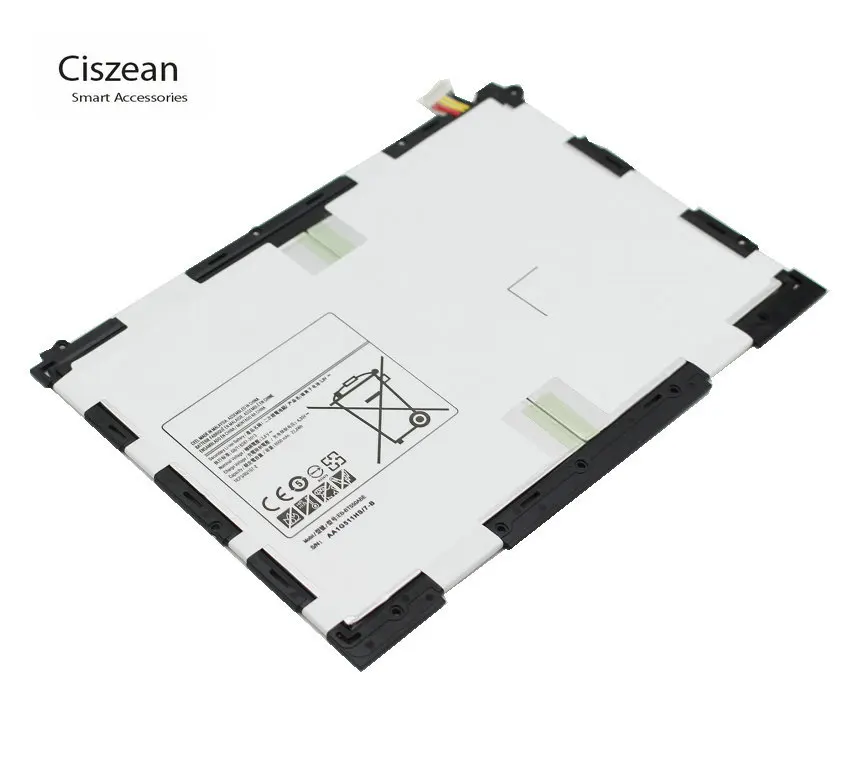 Ciszean 1x6000 мАч EB BT550ABE Сменный аккумулятор для Samsung Galaxy Tab A 9 7 дюйма SM T550 P555C T555C T555 P351