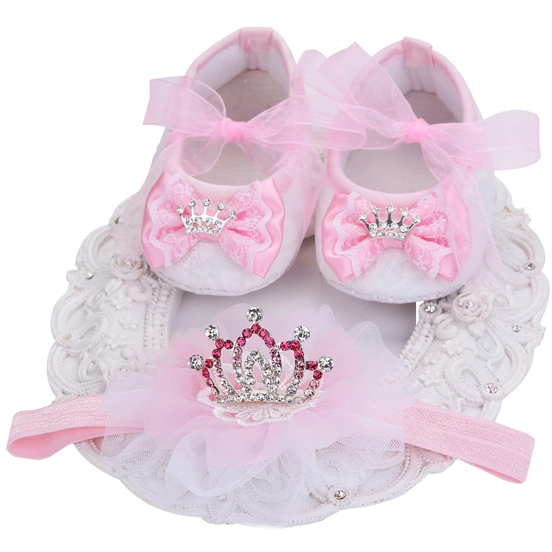 Детская обувь для новорожденных девочек комплект летней повязки на голову