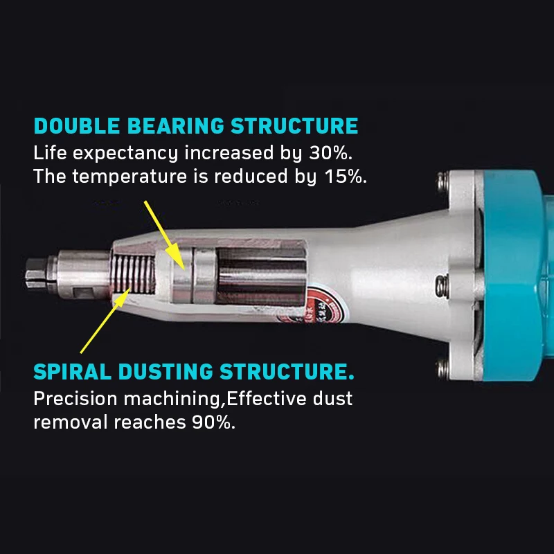 850 Вт высокая мощность двойные подшипники резьба по дереву прямое сверло