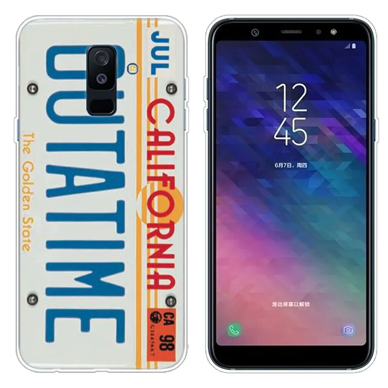 Back to the Future мягкий чехол для samsung Galaxy A90 A80 A70 A60 A50 A40 A30 A10 A20E A2CORE A9 A7 A8 A6 плюс A5 крышка