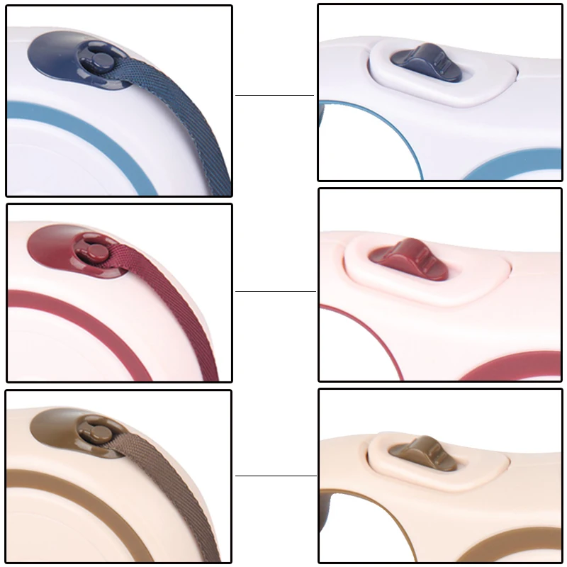 Нейлоновый Поводок для собак автоматический поводок питомцев 5 м маленький