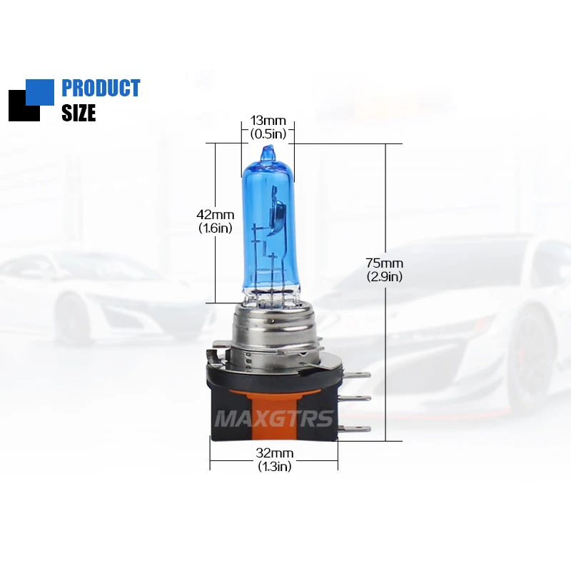 2 шт. автомобильные галогенные лампы H15 12 В 55 Вт 5500 6000 К|car light source|12v 55wcar headlight |