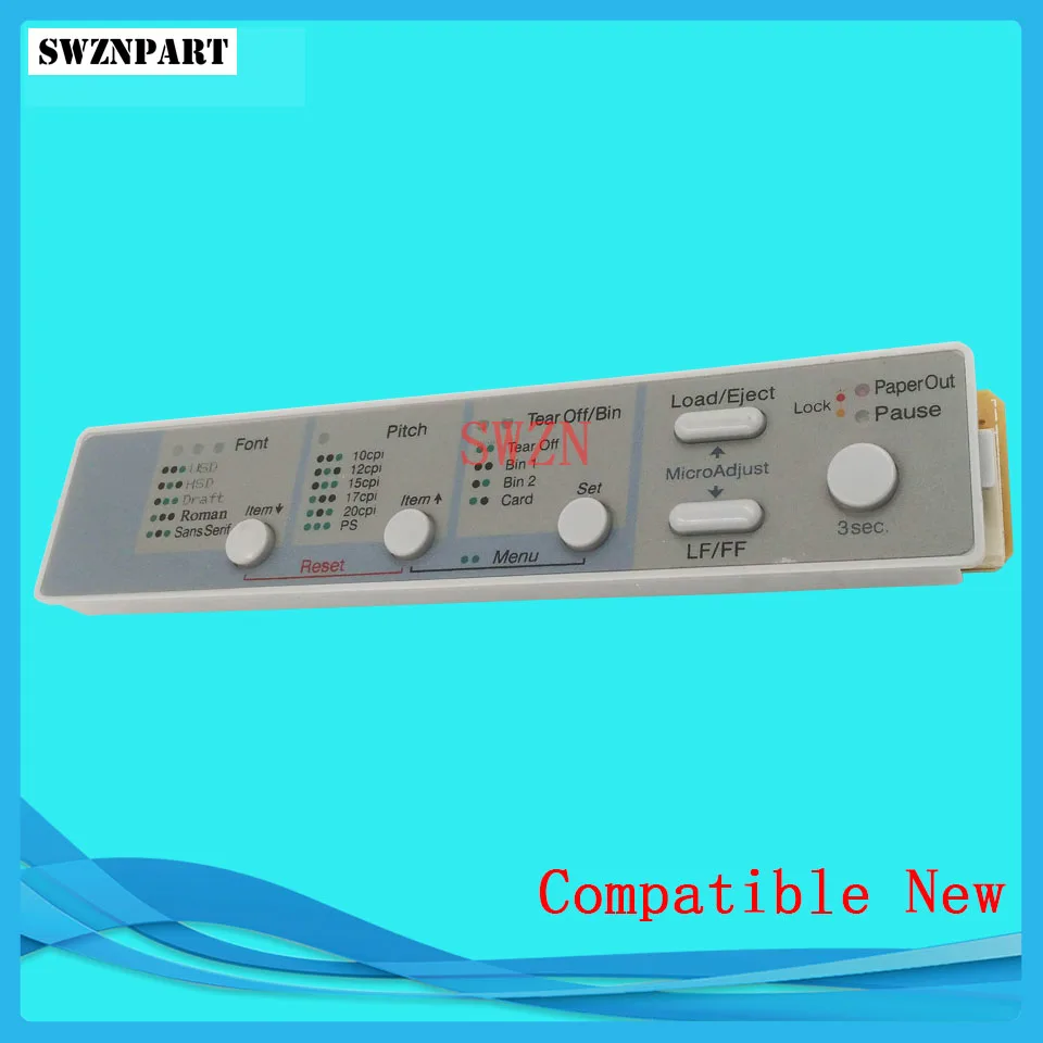 

Control Panel for Epson FX2190 FX2175 FX890 LQ2090 LQ590 FX2190 Sheet Panel Switch Panel English Version