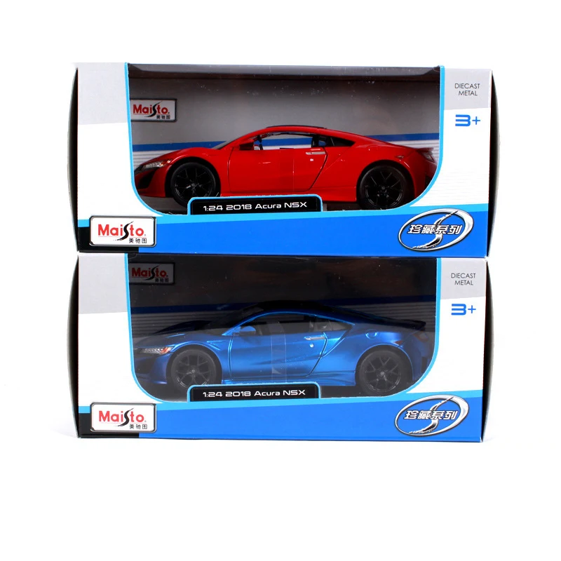 Модель металлического гоночного автомобиля Maisto 2018 NSX 1:24 коллекционные модели