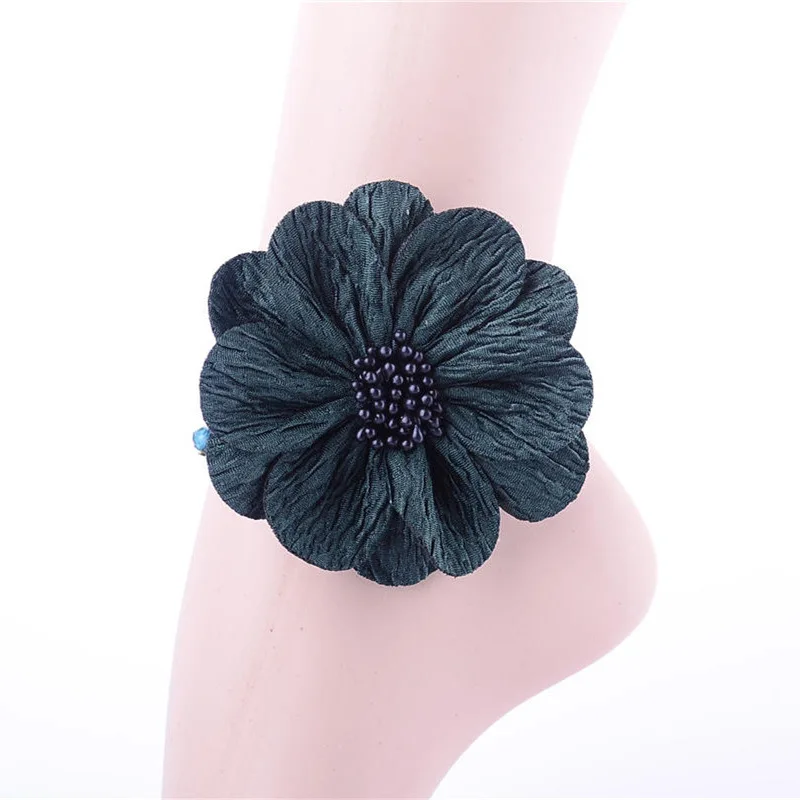 Fashion Women's Lace Big Flower Anklet for Women/Girl Beach Jewelry | Украшения и аксессуары