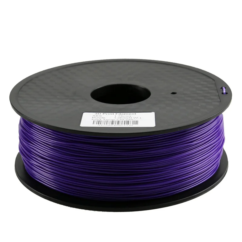 1kg purple ABS HUAFAST PLA нити для 3d принтера материалы 1,75 мм 1 кг/0,25 кг ABS 3D печать Ручка нити пластиковые детали подходят для creality - Цвет: 1kg purple ABS