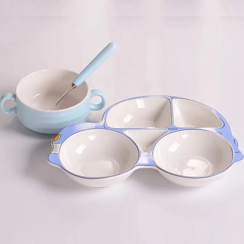 AYC креативная детская посуда керамические разделители милая мультяшная форма