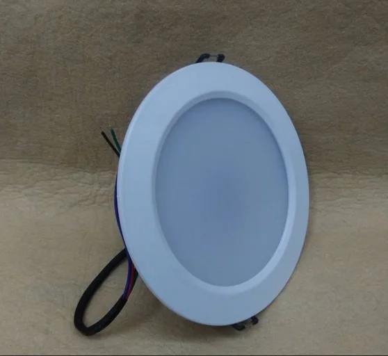 Горячая модель алюминиевый корпус 4 проводное соединение rgb 3в1 18 Вт светодиодный потолочный светильник используется для чтения помещений
