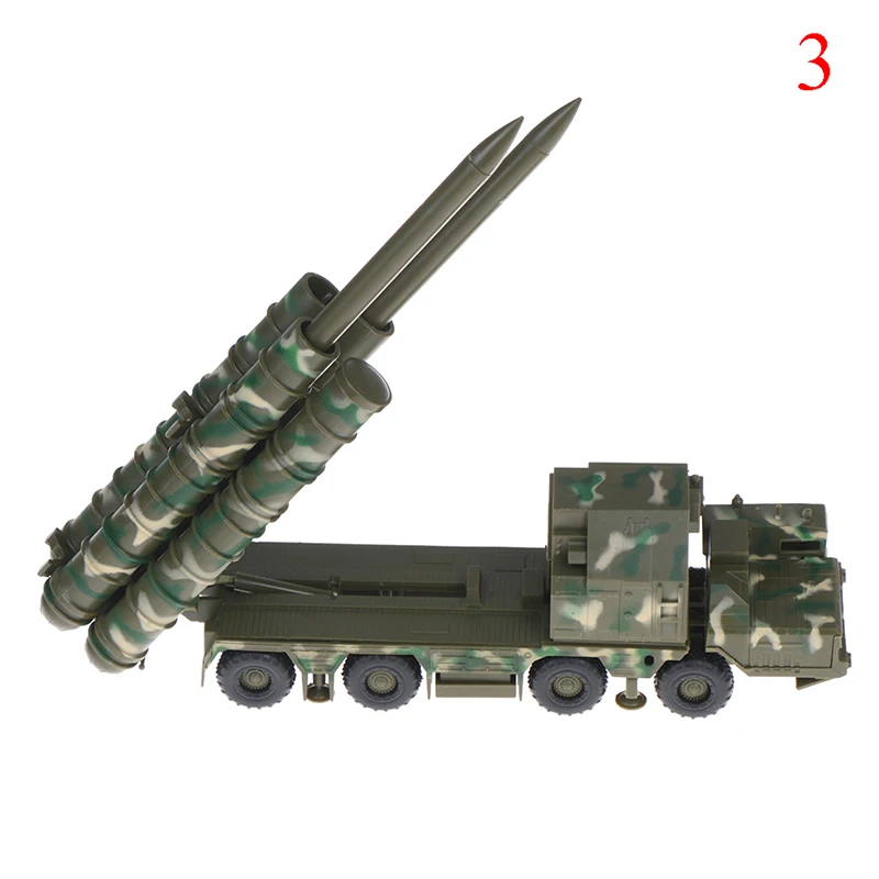 GreenMissileVehicle TOYZHIJIA 1: 72 S-300 ракетные системы радар автомобиль Собранный военный автомобиль модель игрушки - Цвет: GreenMissileVehicle