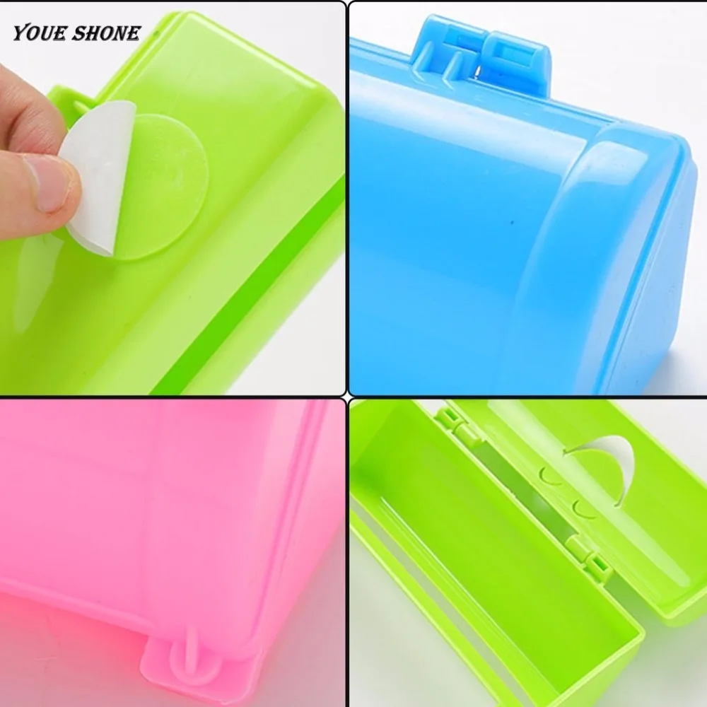 Конфетный цвет пластиковый мусорный мешок держатель настенный для мусора ящик