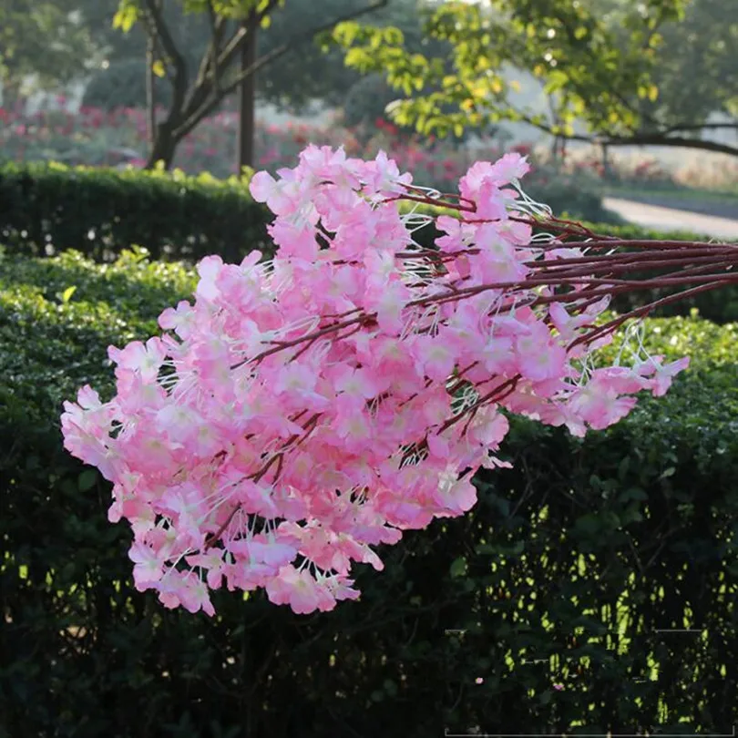 5 шт. искусственные жемчужные цветы 95 см|decorative flowers|cherry blossomflower flower |